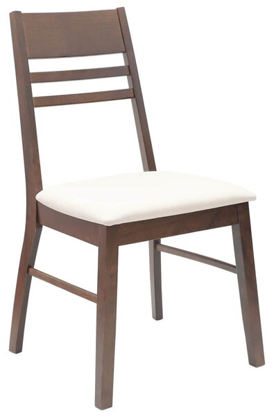 Étkező Székek 2 pcs Világos Barna 43 x 54 x 89 cm Tömör Gumi Fa