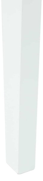 Étkező Székek 2 pcs Fehér 42 x 47.5 x 81 cm Tömör Gumi Fa