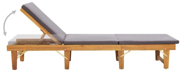 VidaXL Akácfa Napozóágy - 200cm