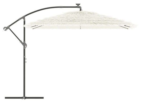 VidaXL Fehér Karos Napernyő - 290x290 cm