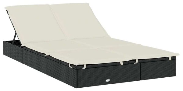 Polyrattan Napágy - 2 Személyes - Kerek Tető - 211x112x140cm