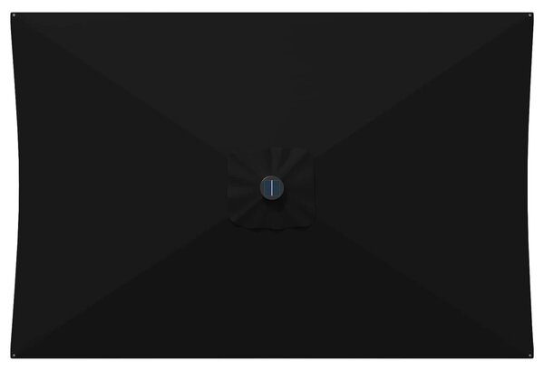 VidaXL Kerti napernyő LED világítással és talppal 200 x 300 cm
