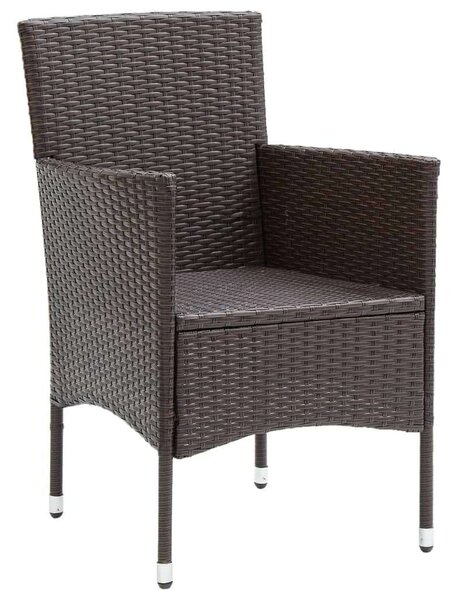 VidaXL Polyrattan Kerti Étkezőgarnitúra - 9 részes