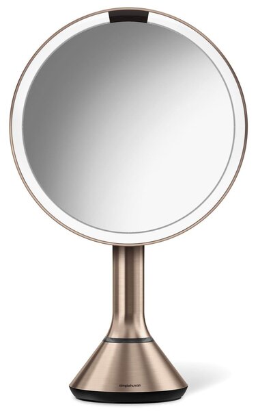 Kozmetikai tükör Simplehuman Dual Touch Rose Gold rozsdamentes acél ST3053