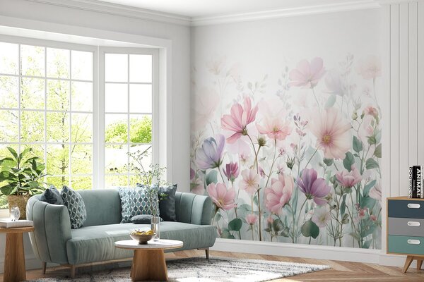 Fotótapéta finom vadvirágok, Fotótapéta virágok és növények, w04171 : Uwalls.hu