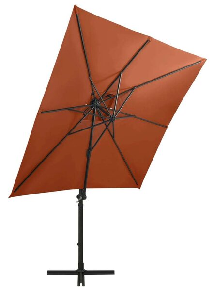 VidaXL Konzolos Napernyő - Terrakotta - 250 cm