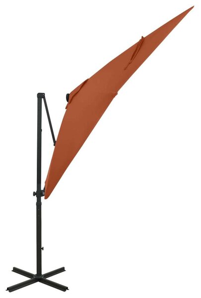 VidaXL Konzolos Napernyő - Terrakotta - 250 cm