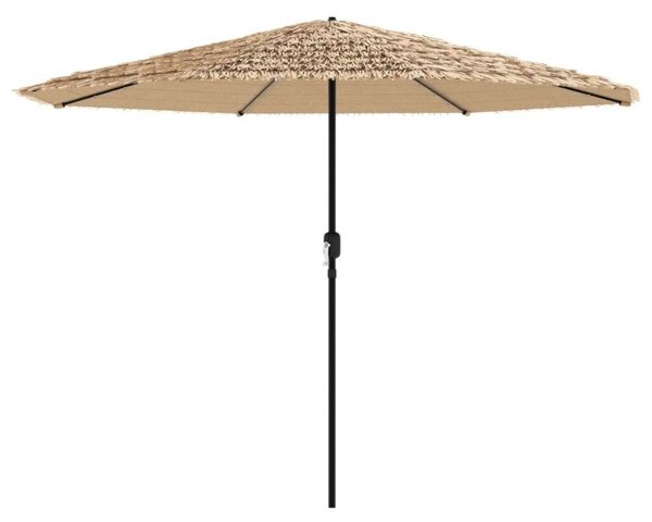 VidaXL Kerti Napernyő - Barna - 324cm LED-es