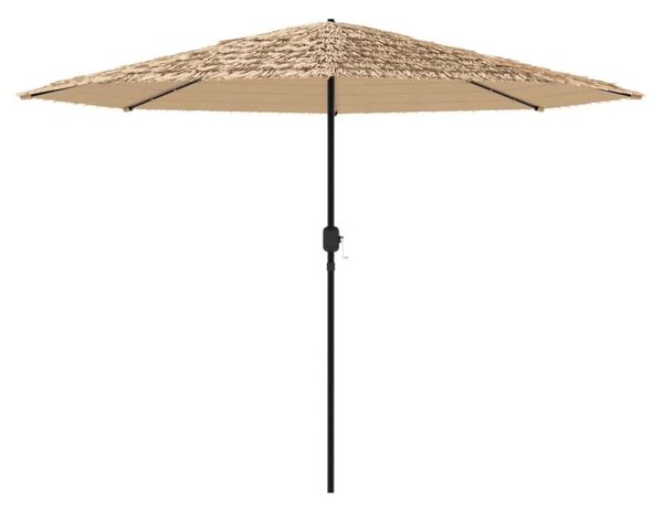 VidaXL Kerti Napernyő - Barna - 324cm LED-es