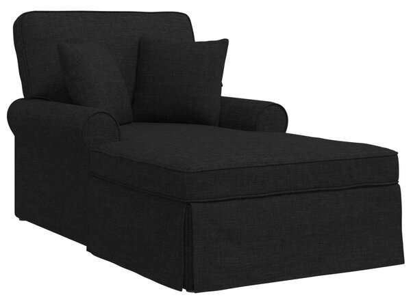 Fotel Loungba Szoknyával Fekete 91 x 157 x 91 cm szövet