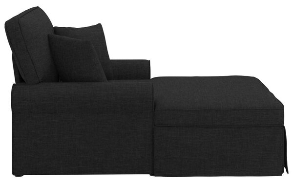 Fotel Loungba Szoknyával Fekete 91 x 157 x 91 cm szövet