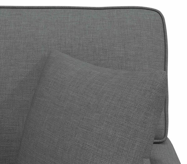 Fotel Loungba Szoknyával Sötétszürke 91 x 157 x 91 cm szövet