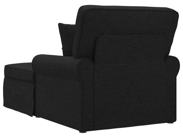 Fotel Loungba Szoknyával Fekete 91 x 157 x 91 cm szövet
