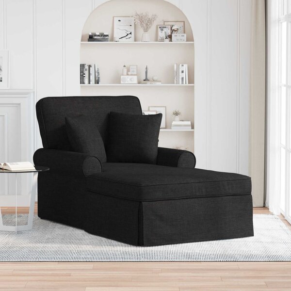 Fotel Loungba Szoknyával Fekete 91 x 157 x 91 cm szövet