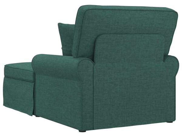Fotel Loungba Szoknyával Sötétzöld 91 x 157 x 91 cm szövet
