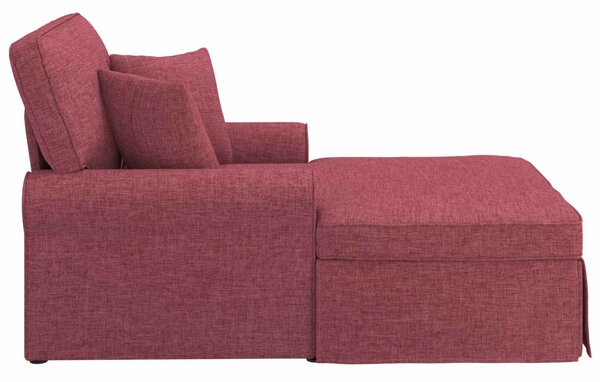 Fotel Loungba Szoknyával párnával Bordó 91 x 157 x 91 cm szövet