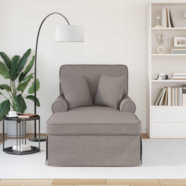 Fotel Loungba Szoknyával Tópszínű 91 x 157 x 91 cm szövet