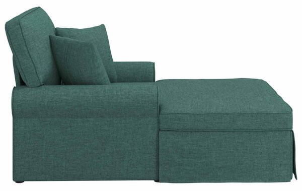 Fotel Loungba Szoknyával Sötétzöld 91 x 157 x 91 cm szövet