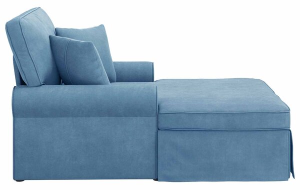 Fotel Loungba Szoknyával Kék 91 x 157 x 91 cm Kábelt Szövet