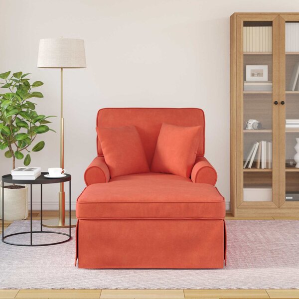 Fotel Loungba Szoknyával Piros Narancs 91 x 157 x 91 cm