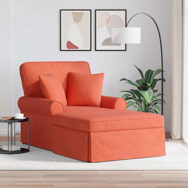Fotel Loungba Szoknyával Piros Narancs 91 x 157 x 91 cm