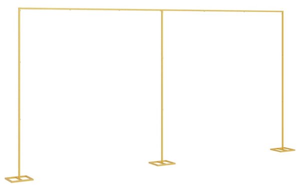Esküvői Ív Arany 657 x 35 x 300 cm Acél