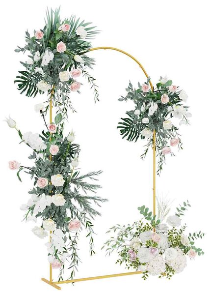 Esküvői Ív Arany 100 x 39 x 200 cm Acél