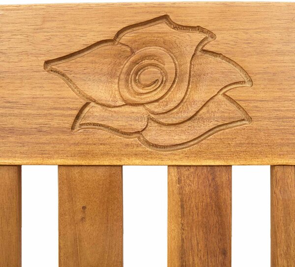 Pad Természetes Olaj Bevonat 114 x 46 x 82,5 cm Tömör Akácfa