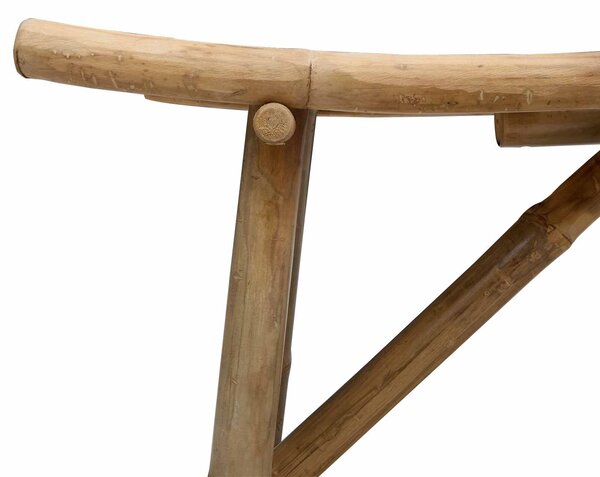 VidaXL Kerti pad Természetes 110 x 45 x 50 cm Bambusz