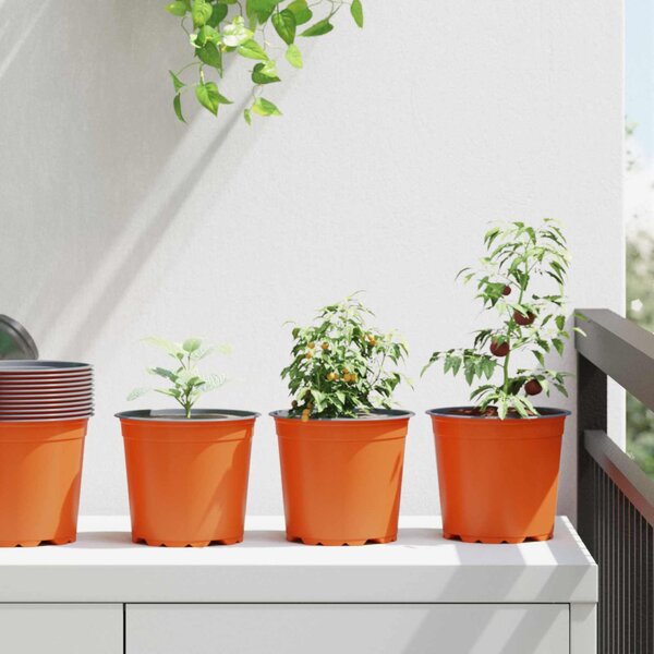 Virág Cserép 50 pcs Kerámia Ø 15 x 13 cm Műanyag