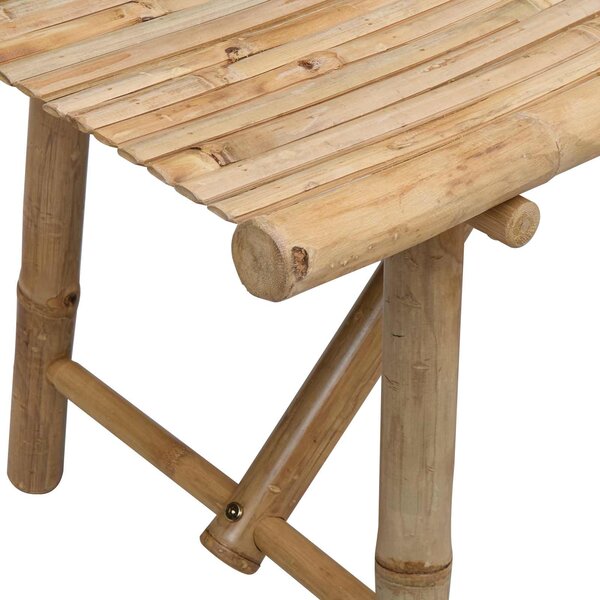 VidaXL Kerti pad Természetes 110 x 45 x 50 cm Bambusz