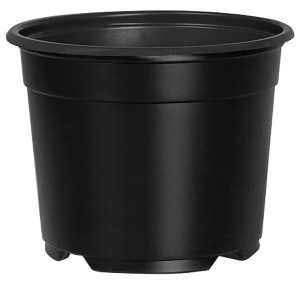 Virág Cserép 50 pcs Fekete Ø 15 x 12.5 cm Műanyag