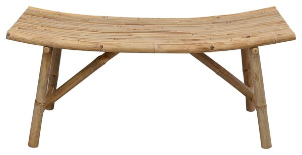 VidaXL Kerti pad Természetes 110 x 45 x 50 cm Bambusz