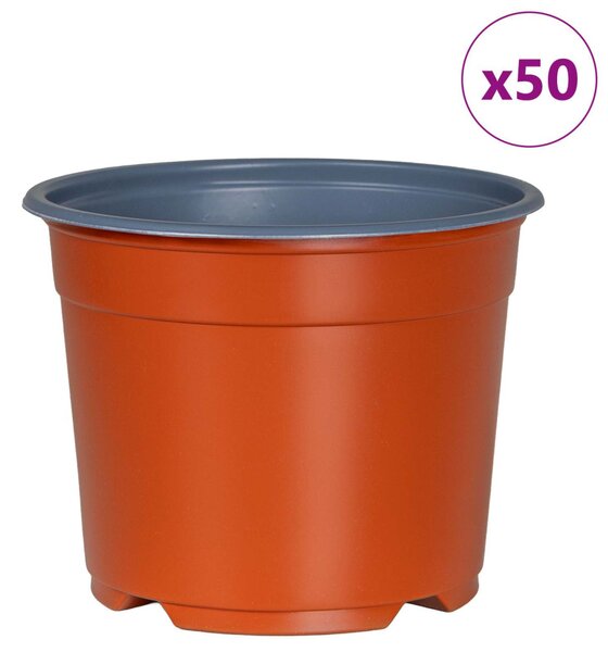 Virág Cserép 50 pcs Kerámia Ø 15 x 12.5 cm Műanyag