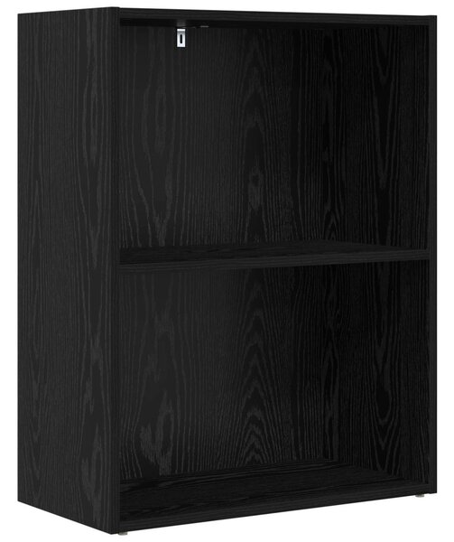 Könyvespolc Fekete tölgy 60 x 30 x 76.5 cm Faanyag