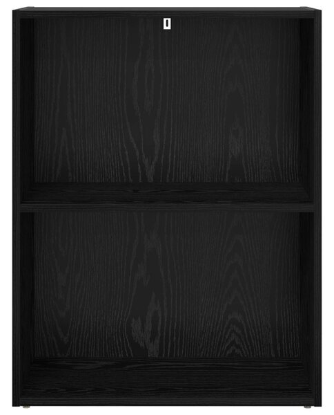 Könyvespolc Fekete tölgy 60 x 30 x 76.5 cm Faanyag