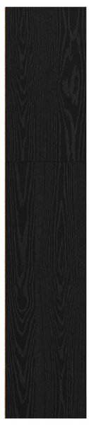 Szabadon álló könyvespolc Fekete tölgy 80 x 30 x 152 cm Faanyag