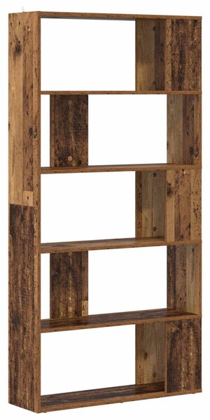 Könyvespolc Öreg fa 80 x 24 x 159 cm Faanyag