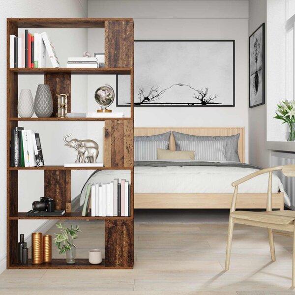 Könyvespolc Öreg fa 80 x 24 x 159 cm Faanyag