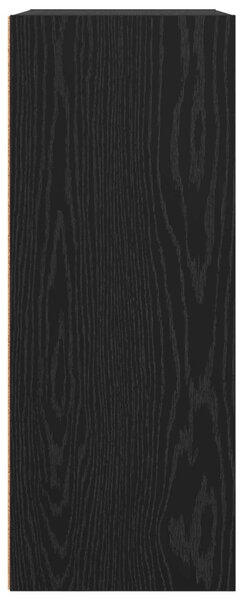 Könyvespolc Fekete tölgy 60 x 30 x 76.5 cm Faanyag