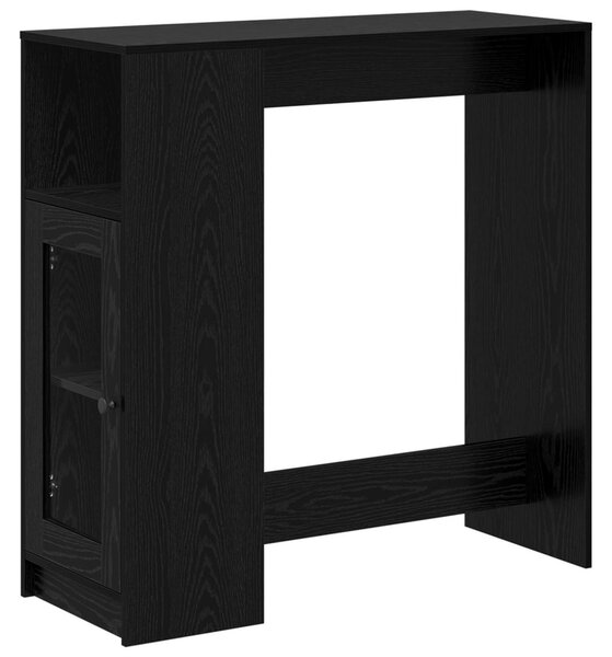 Bárasztal 101 x 40 x 103,5 cm Szerelt Fa Fekete tölgy