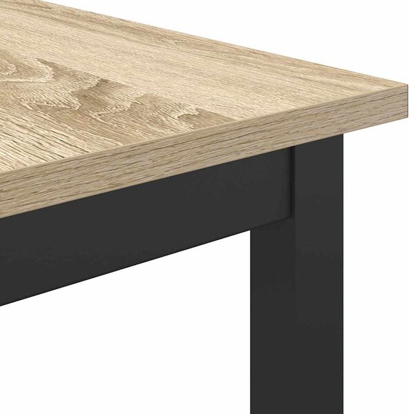Asztal Sonoma tölgy 100 x 50 x 90,5 cm Műszaki fa és acél