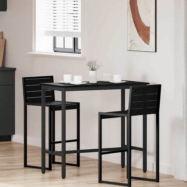 Asztal Fekete tölgy 100 x 50 x 90,5 cm Műszaki fa és acél