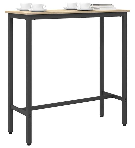 Asztal Sonoma tölgy 100 x 40 x 100,5 cm Műszaki fa és acél
