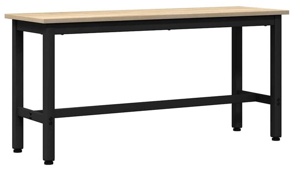 Étkező pad Sonoma tölgy 100 x 32,5 x 48,5 cm Műszaki fa és acél