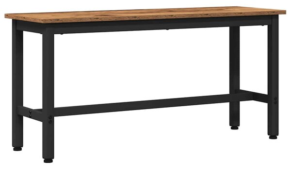 Étkező pad Öreg fa 100 x 32,5 x 48,5 cm Műszaki fa és acél