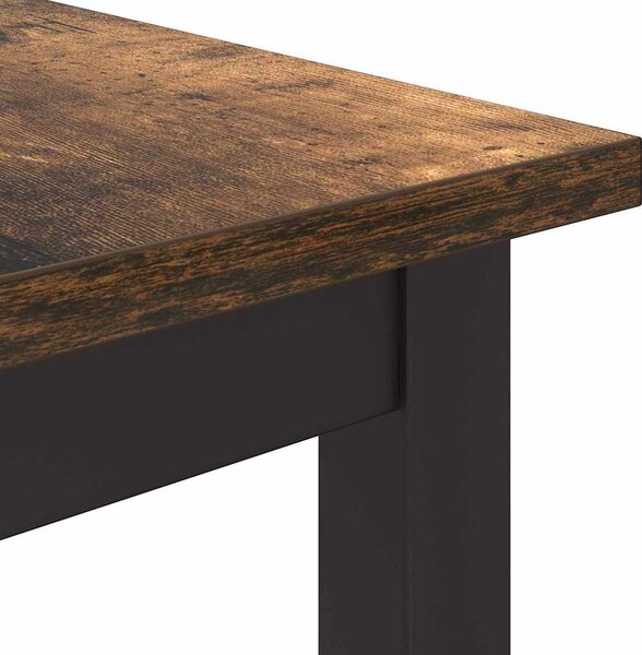 Asztal Füstölt tölgy 100 x 50 x 76,5 cm Műszaki fa és acél