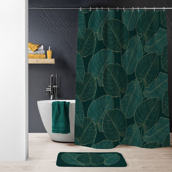 Zuhanyfüggöny 180x200 cm Jade – douceur d'intérieur