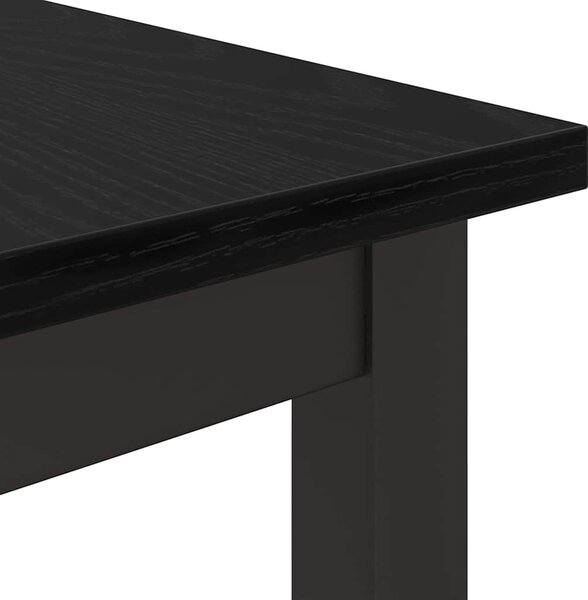 Asztal Fekete tölgy 100 x 50 x 76,5 cm Műszaki fa és acél