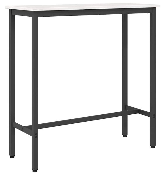 Asztal Fehér 100 x 40 x 101 cm Műszaki fa és acél